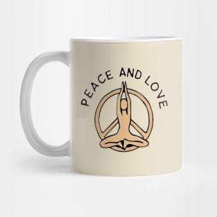 Peace and Love Mug